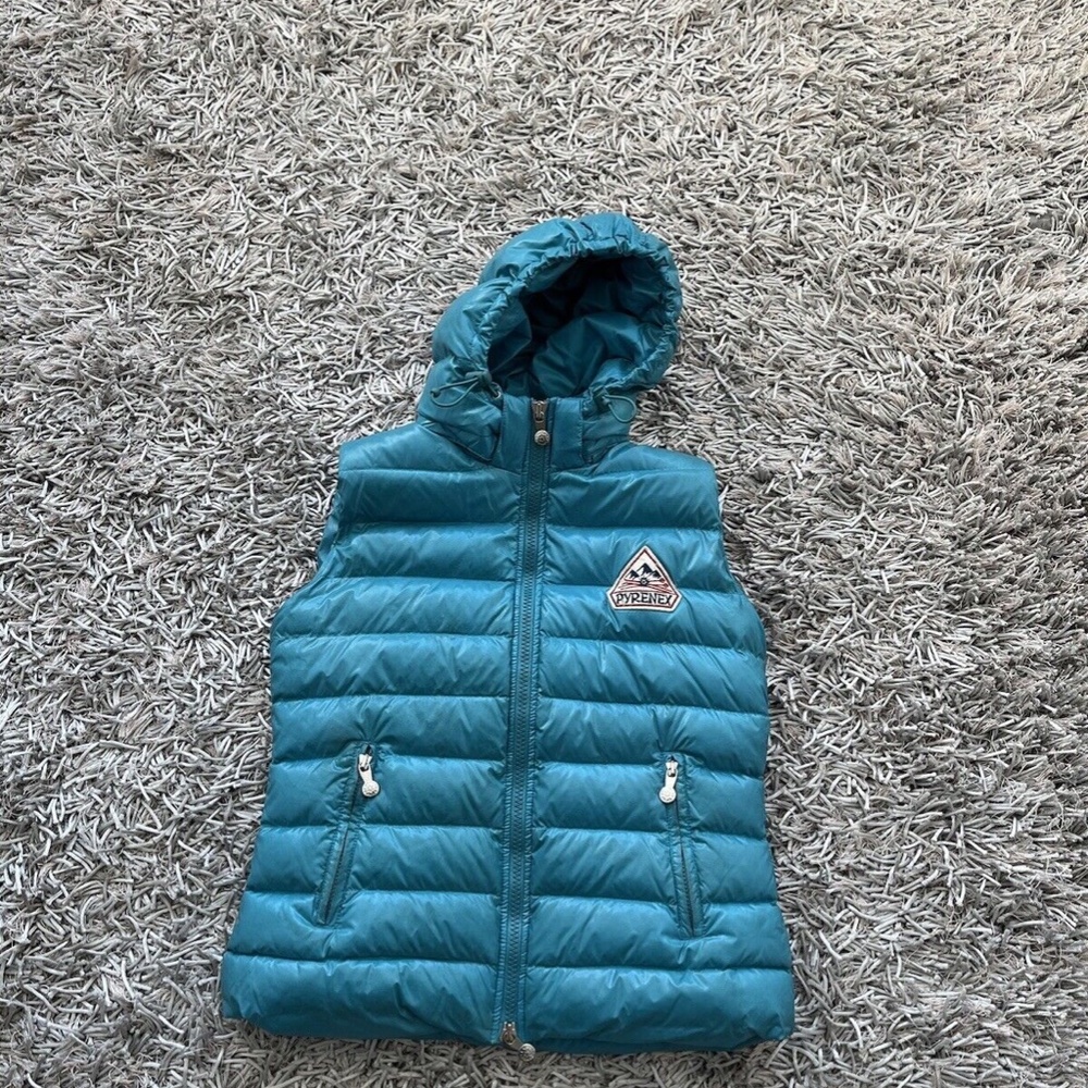 Pyrenex Vest Puff Aqua / Blue Women's Sz 36 ❤️